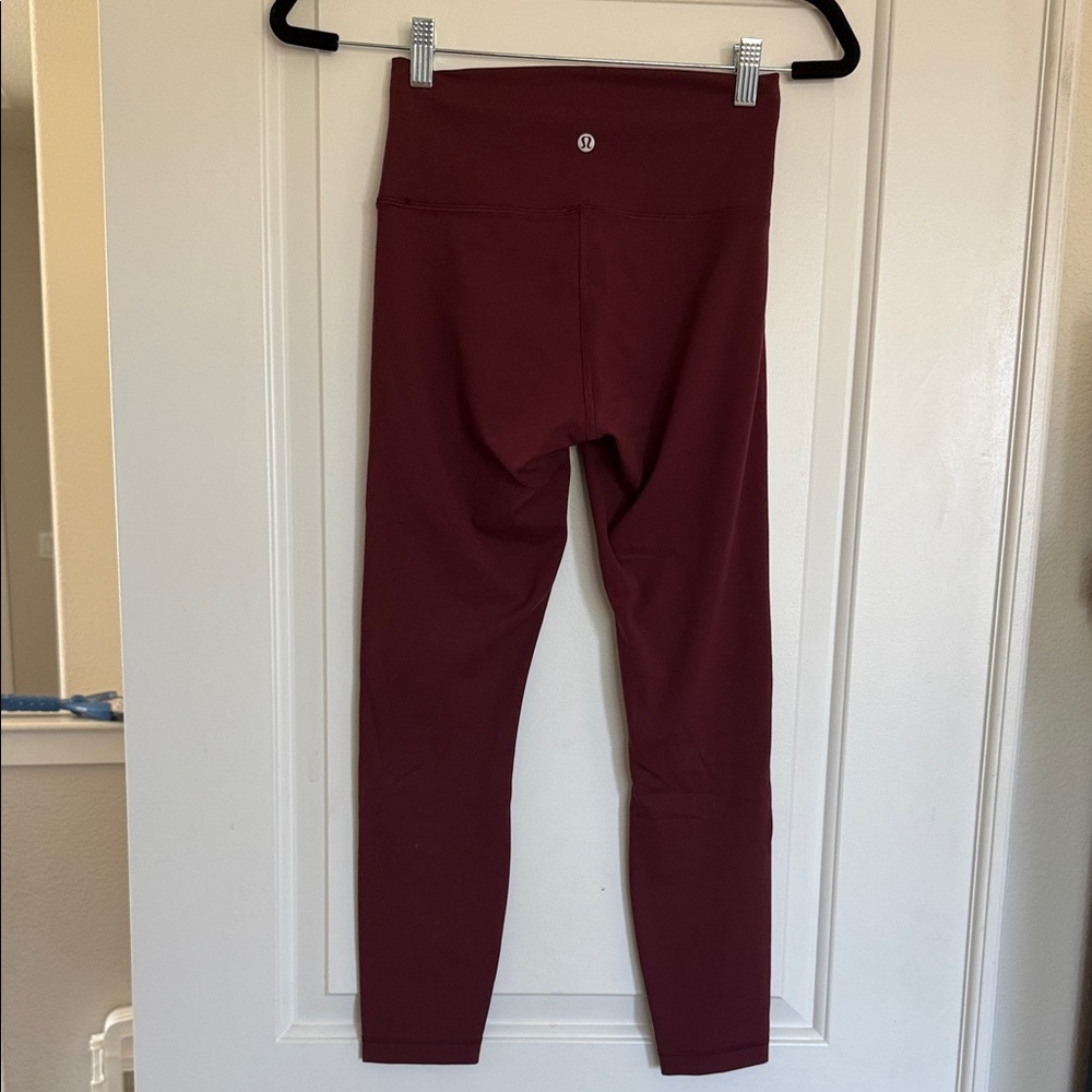 lululemon athletica Deep Red Leggings